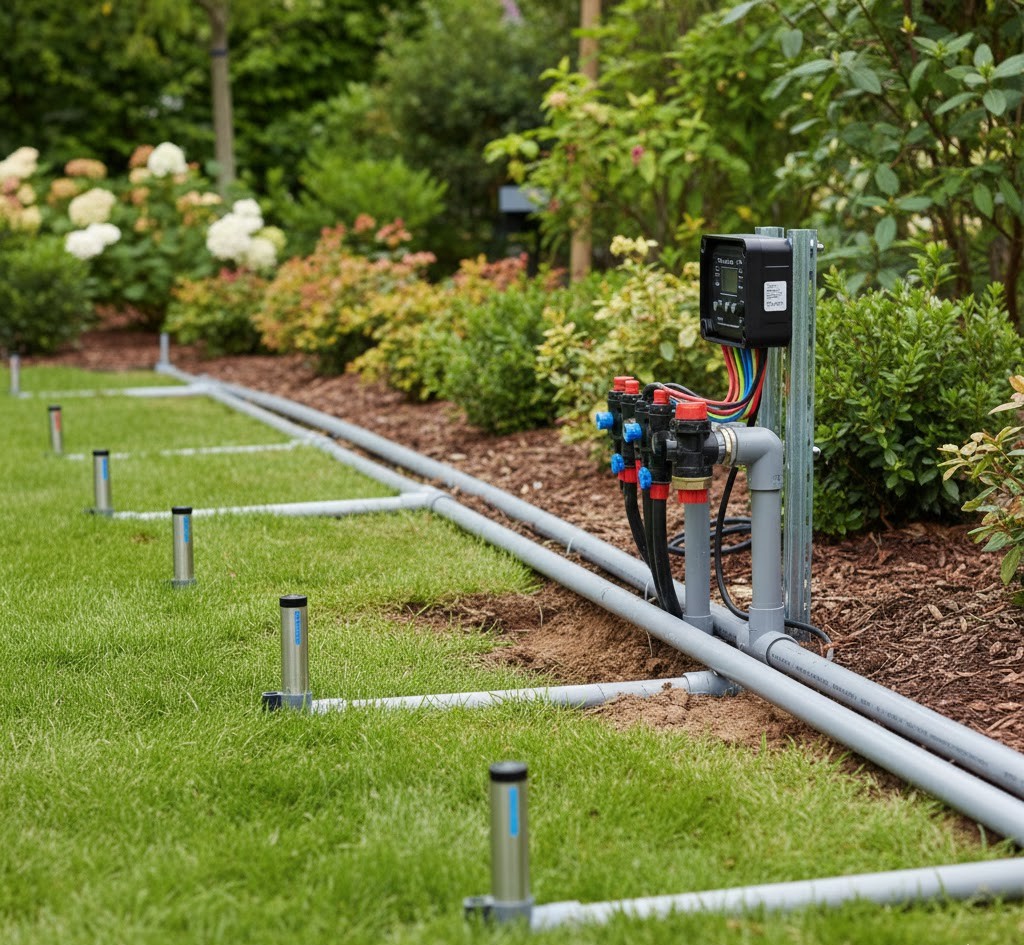 Smart irrigation system installation