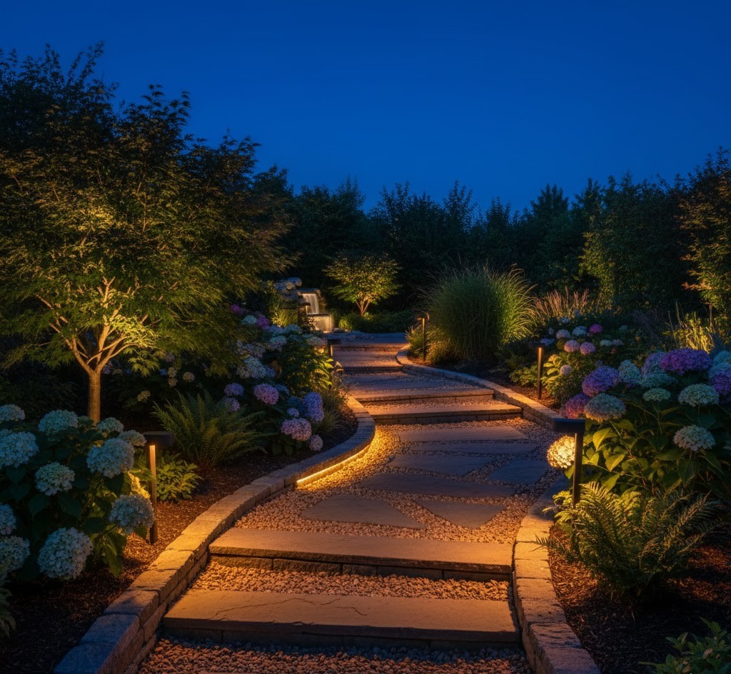 Garden pathway illumination